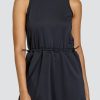 Tennis Tail Activewear | Camp 33" Dress - Onyx Black