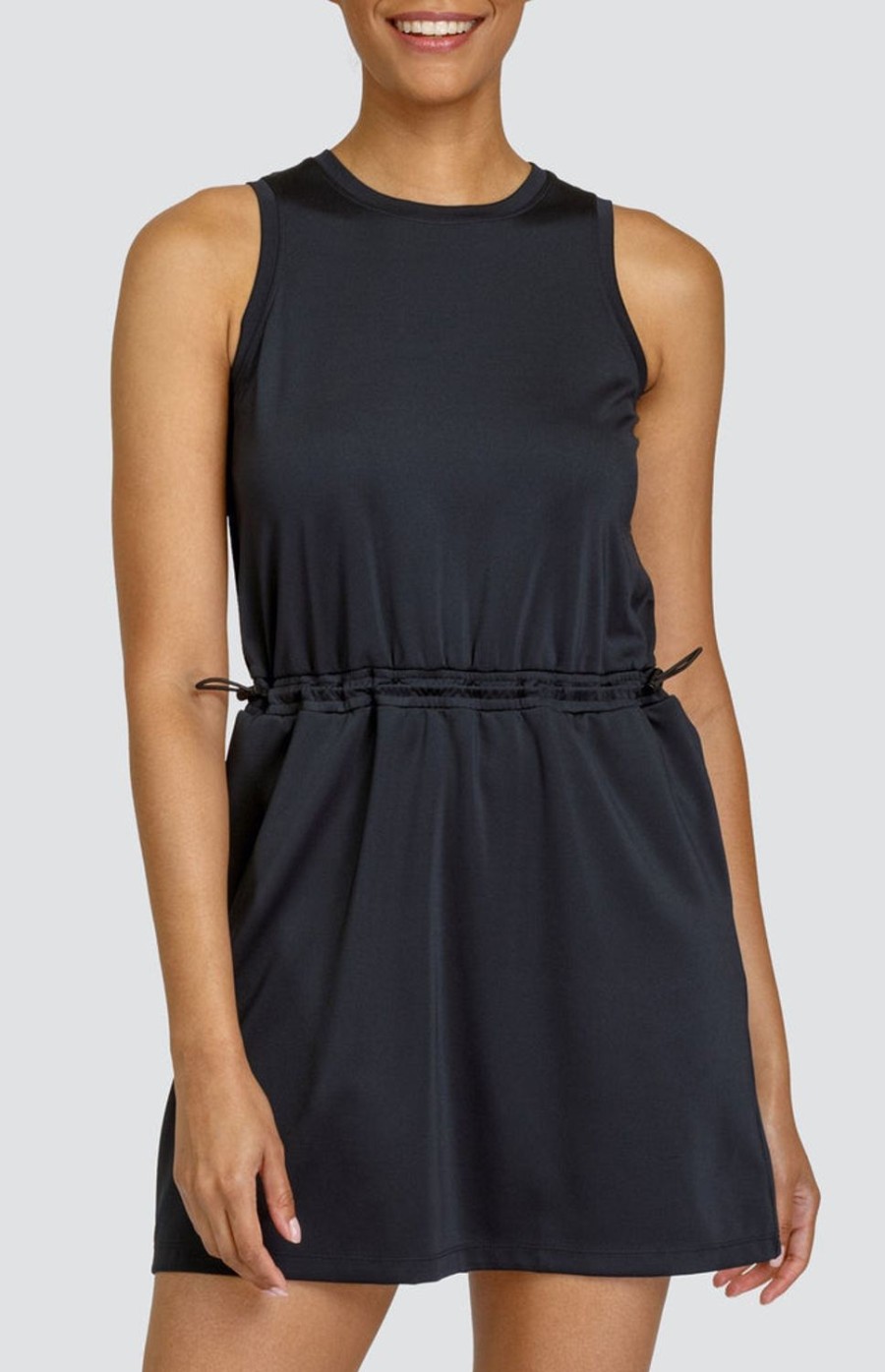 Tennis Tail Activewear | Camp 33" Dress - Onyx Black