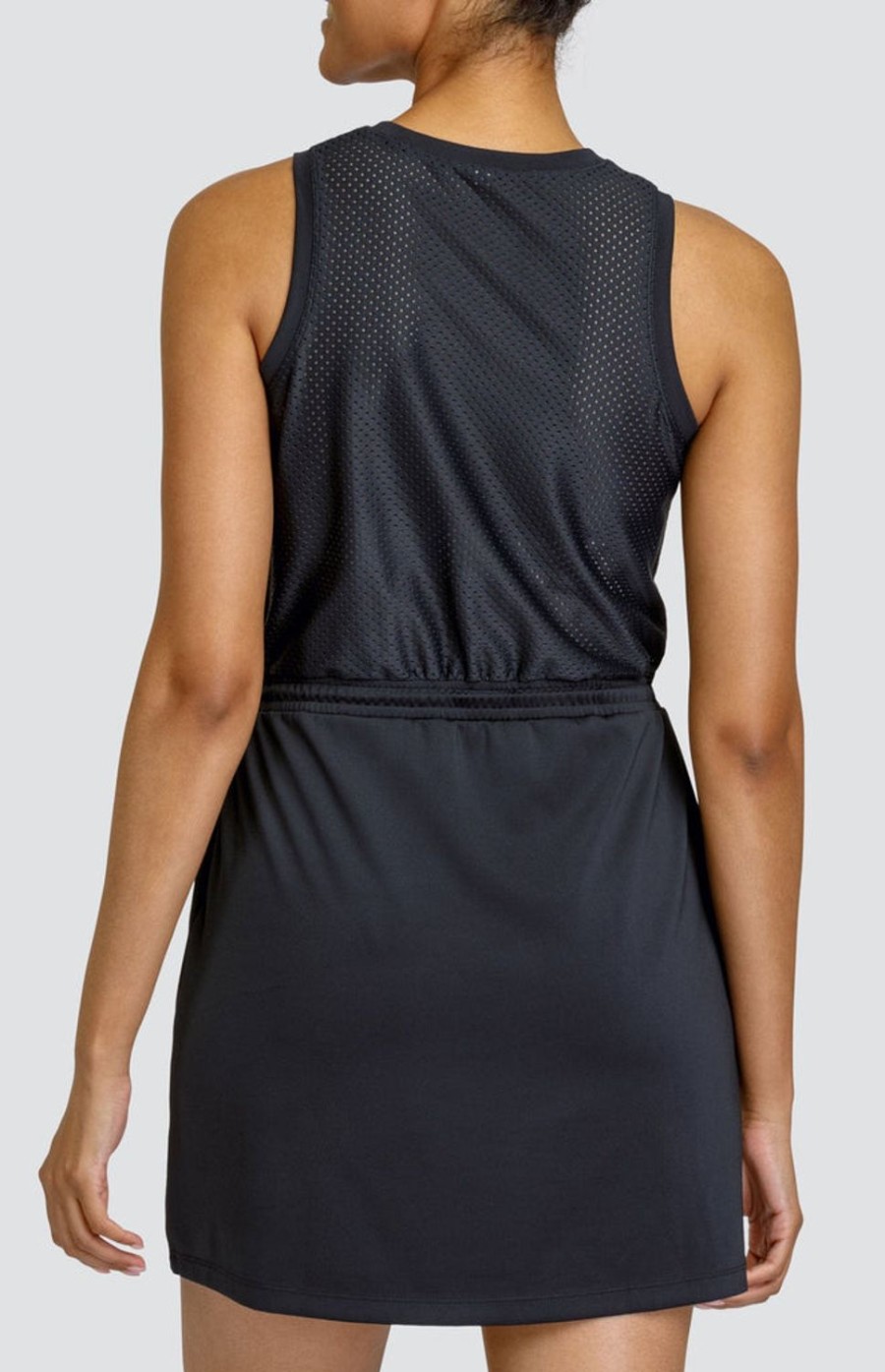 Tennis Tail Activewear | Camp 33" Dress - Onyx Black