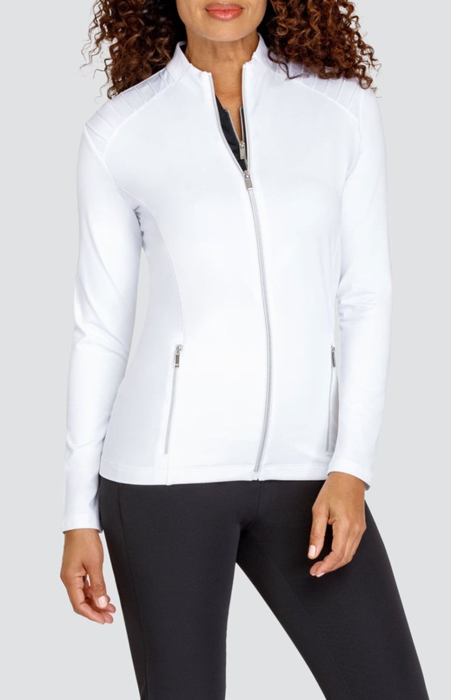 Golf Tail Activewear | Siona Jacket - Chalk White