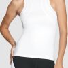 Tennis Tail Activewear Tanks | Calhoun Tank - White