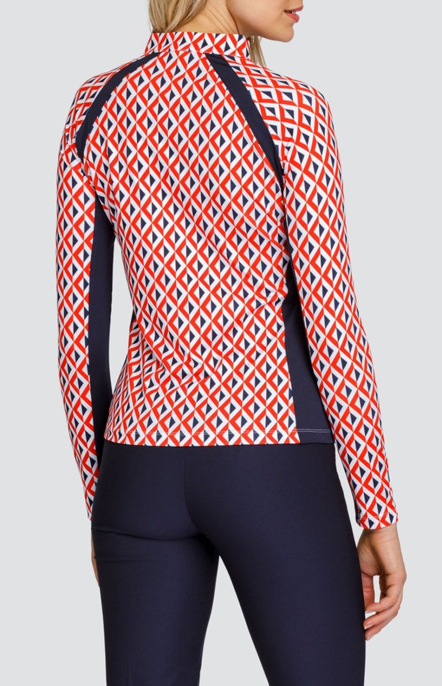 Golf Tail Activewear Long Sleeve | Flynn Top - Sierra Geo