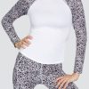 Tennis Tail Activewear Long Sleeve | Luenell Top - Teeny-Black - Final Sale