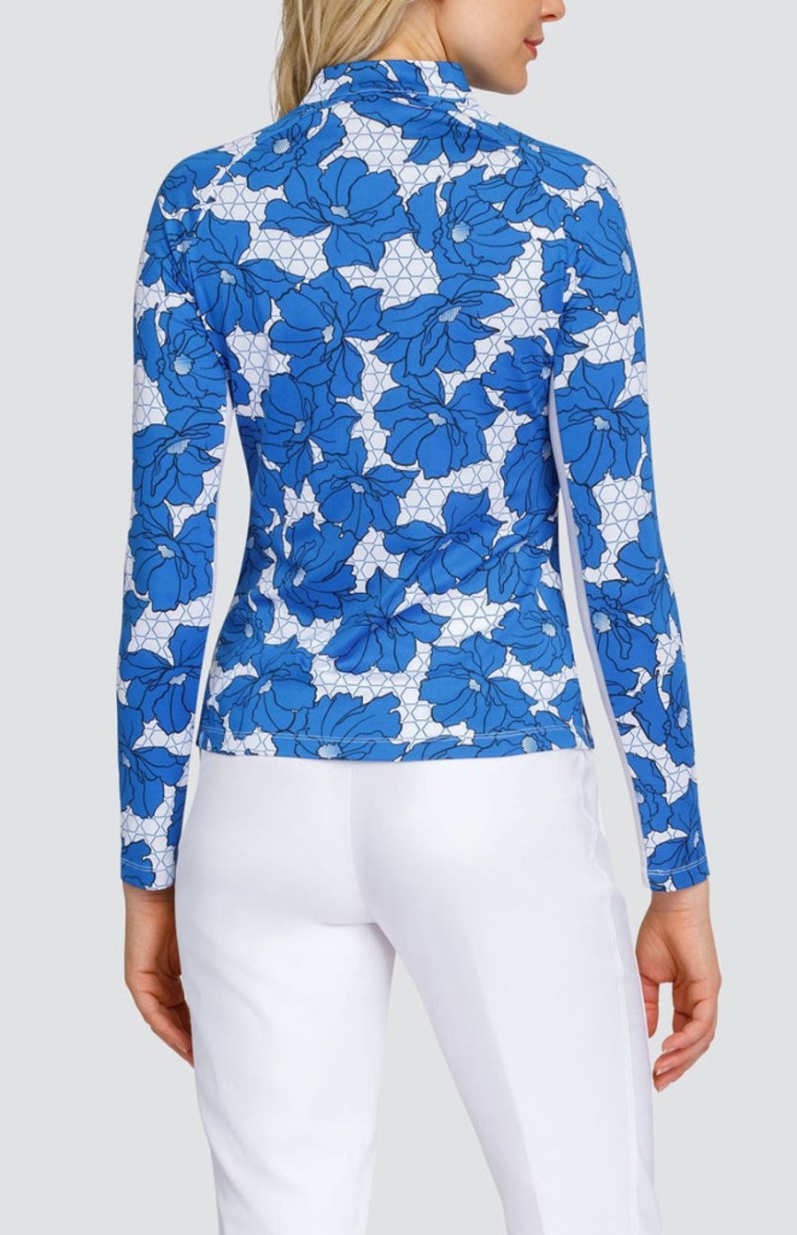 Golf Tail Activewear Long Sleeve | Maevie Top - Sicilly Blooms