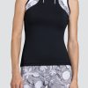 Tennis Tail Activewear Tanks | Kempton Tank - Onyx - Final Sale