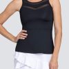 Tennis Tail Activewear Tanks | Brooklyn Tank - Onyx Black