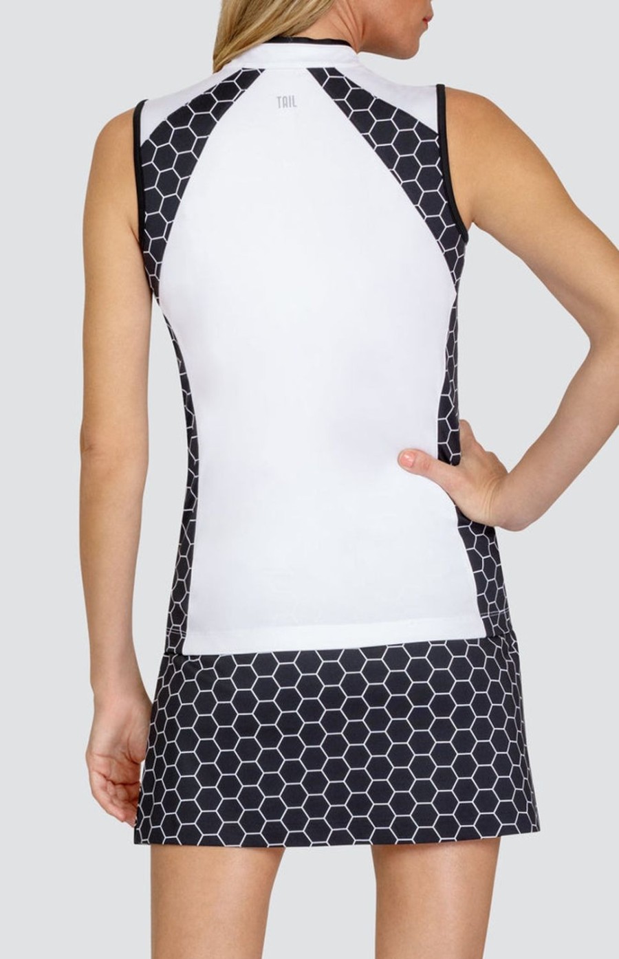 Golf Tail Activewear Sleeveless | Erice Top - Chalk White