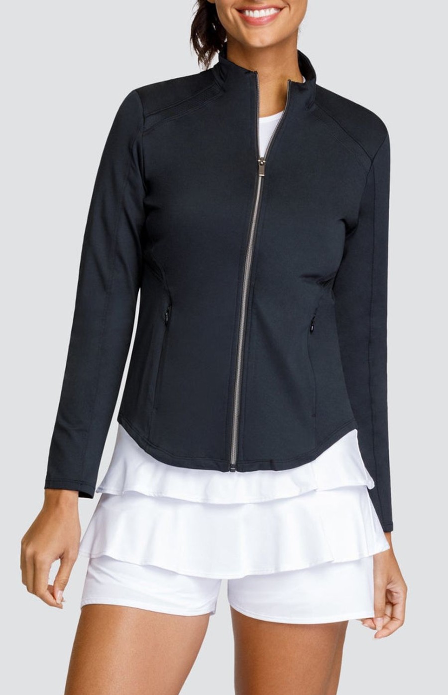 Tennis Tail Activewear | Hathaway Jacket - Onyx Black