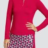 Golf Tail Activewear Long Sleeve | Bernadina Top - Joli Red