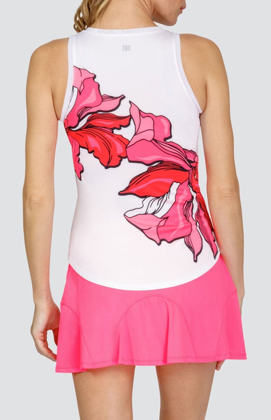 Tennis Tail Activewear Tanks | Candy Tank - Trellis Essence - Final Sale