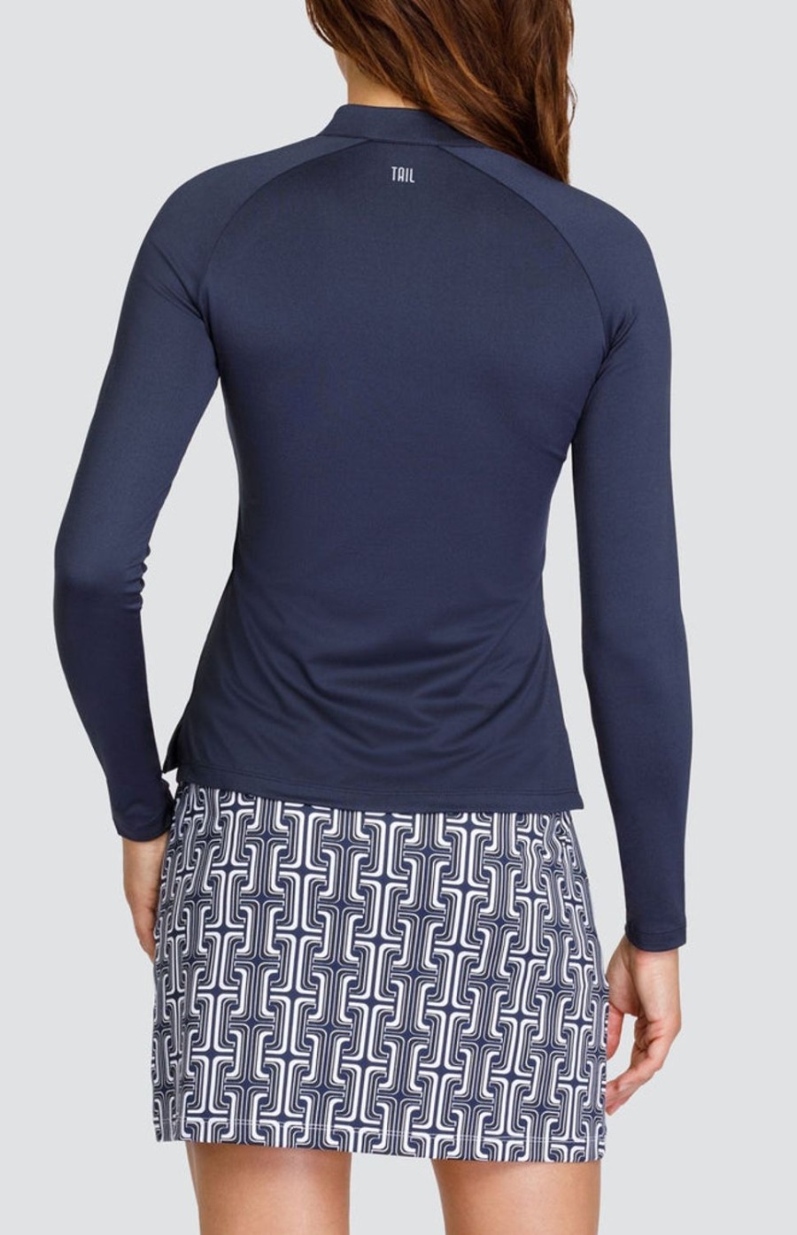 Golf Tail Activewear Long Sleeve | Maevie Top - Night Navy