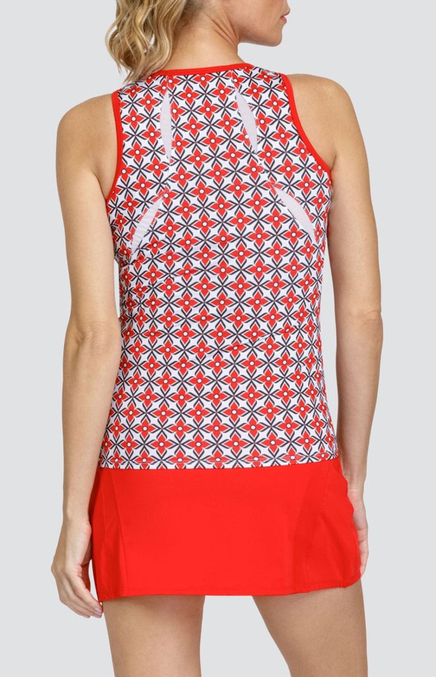 Tennis Tail Activewear Tanks | Quinlynn Tank - Windmill Geo