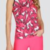 Golf Tail Activewear Sleeveless | Leigh Top - Sabal Sunset - Final Sale