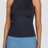 Tennis Tail Activewear Tanks | Everdeen Tank - Onyx Black