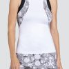 Tennis Tail Activewear Tanks | Calhoun Tank - Chalk White - Final Sale