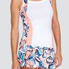 Tennis Tail Activewear Tanks | Indira Tank - Chalk White - Final Sale