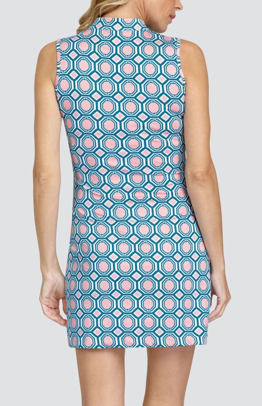 Golf Tail Activewear Sleeveless | Larimar 35" Dress - Crystal Gem