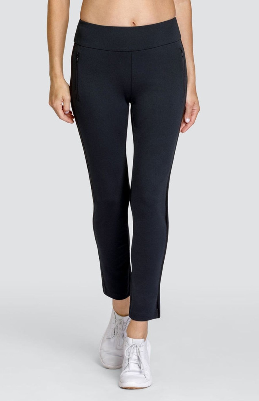 Golf Tail Activewear Ankle Pants | Aubrianna 28" Ankle Pant - Onyx Black