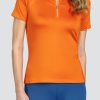 Golf Tail Activewear Short Sleeve | Rumina Top - Maple