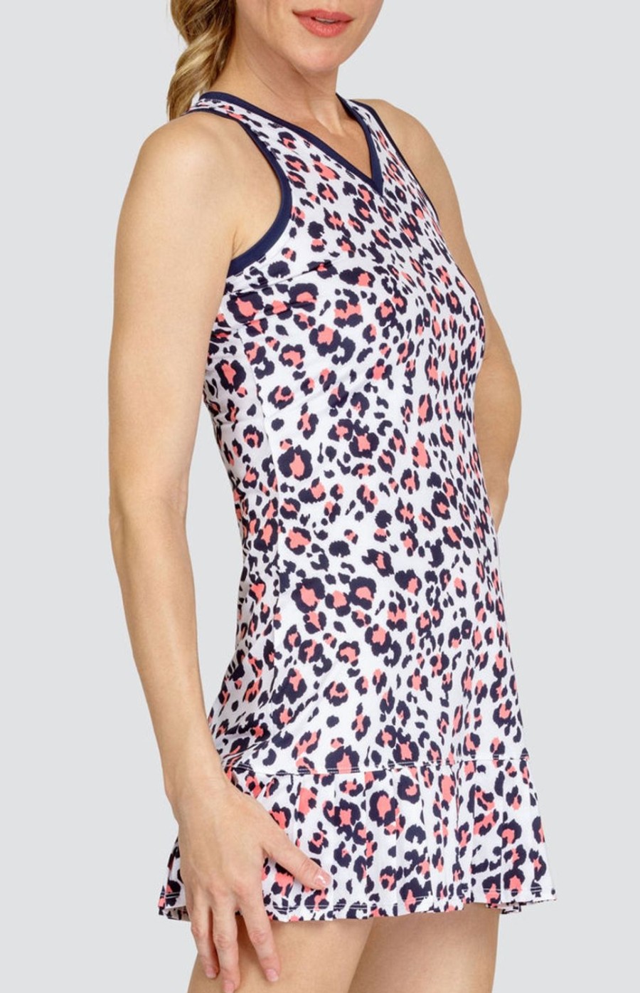 Tennis Tail Activewear | Tahani 32" Dress - Painted Leopard