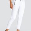 Golf Tail Activewear Ankle Pants | Eleanor Chalk White Jogger