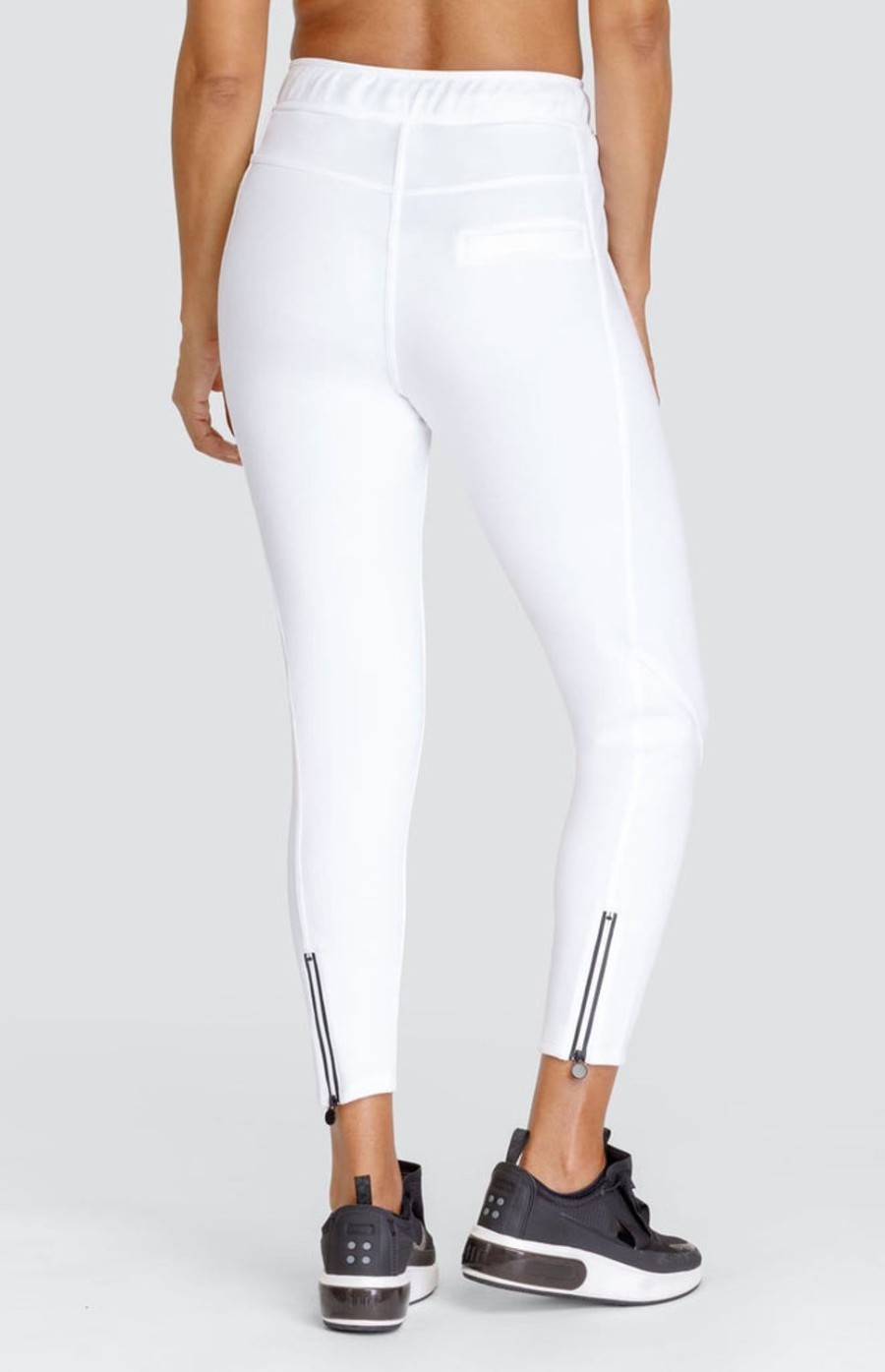 Golf Tail Activewear Ankle Pants | Eleanor Chalk White Jogger