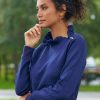 Golf Tail Activewear Long Sleeve | Condoleezza Navy Blue Pullover