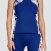 Tennis Tail Activewear Tanks | Itziar Tank - Blue Depths - Final Sale