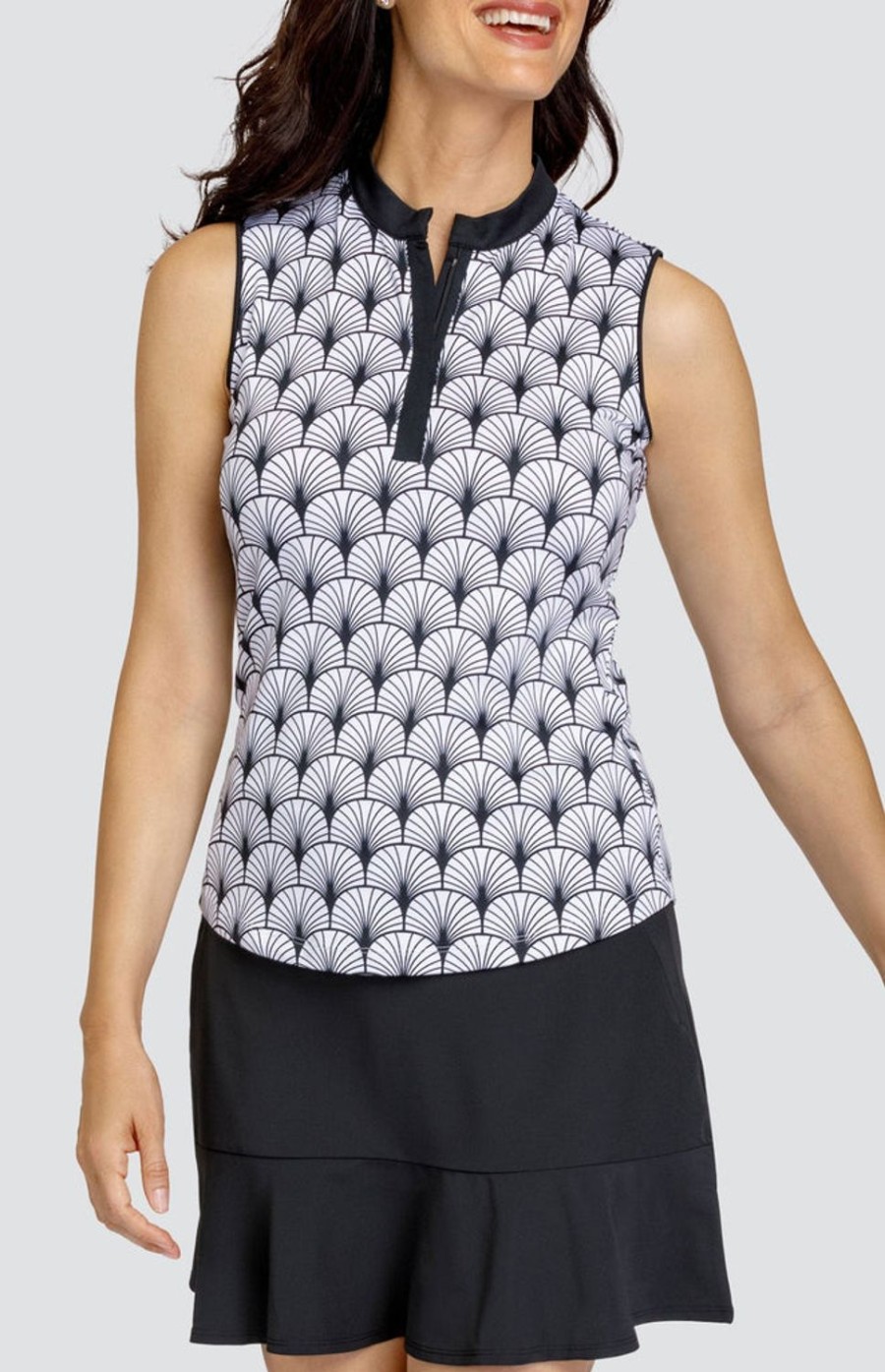 Golf Tail Activewear Sleeveless | Aerys Top - Provence Geo