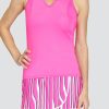 Tennis Tail Activewear Tanks | Lilou Tank - Petunia