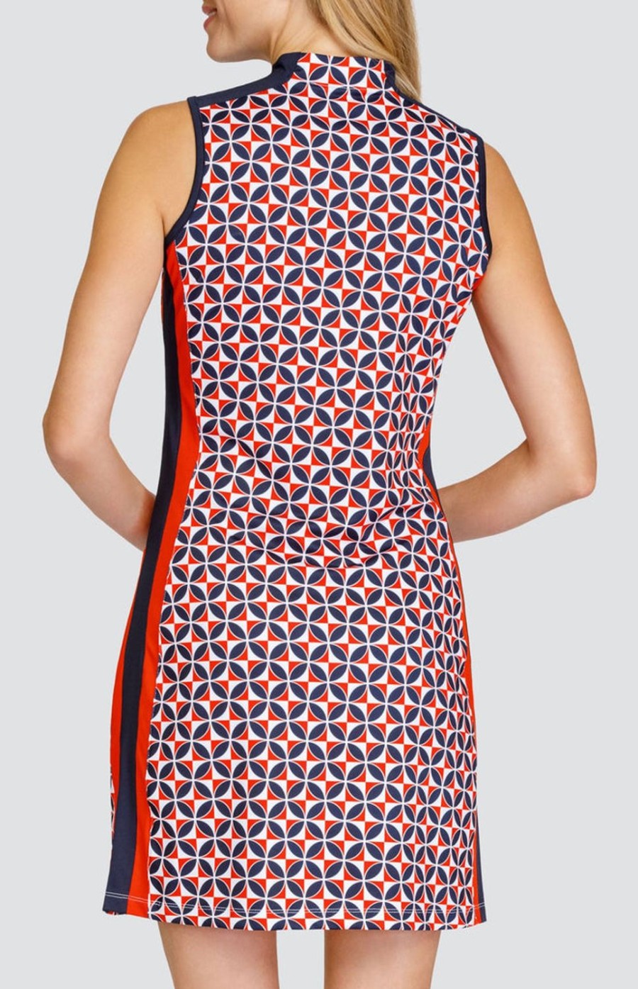 Golf Tail Activewear Sleeveless | Henry 35" Dress - Marina Geo