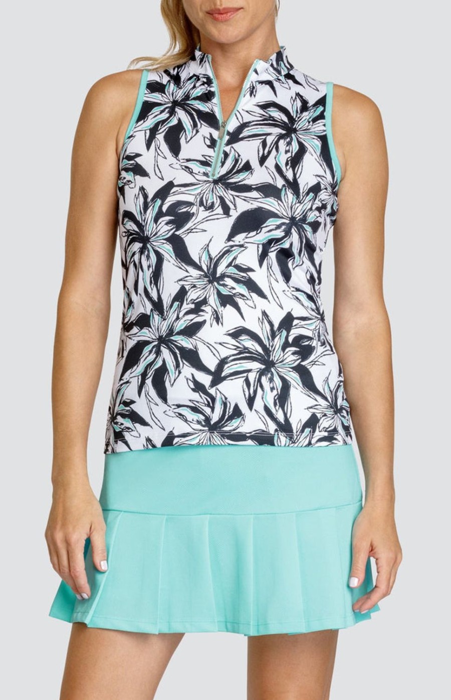 Golf Tail Activewear Sleeveless | Dorey Top - Mystic Floral