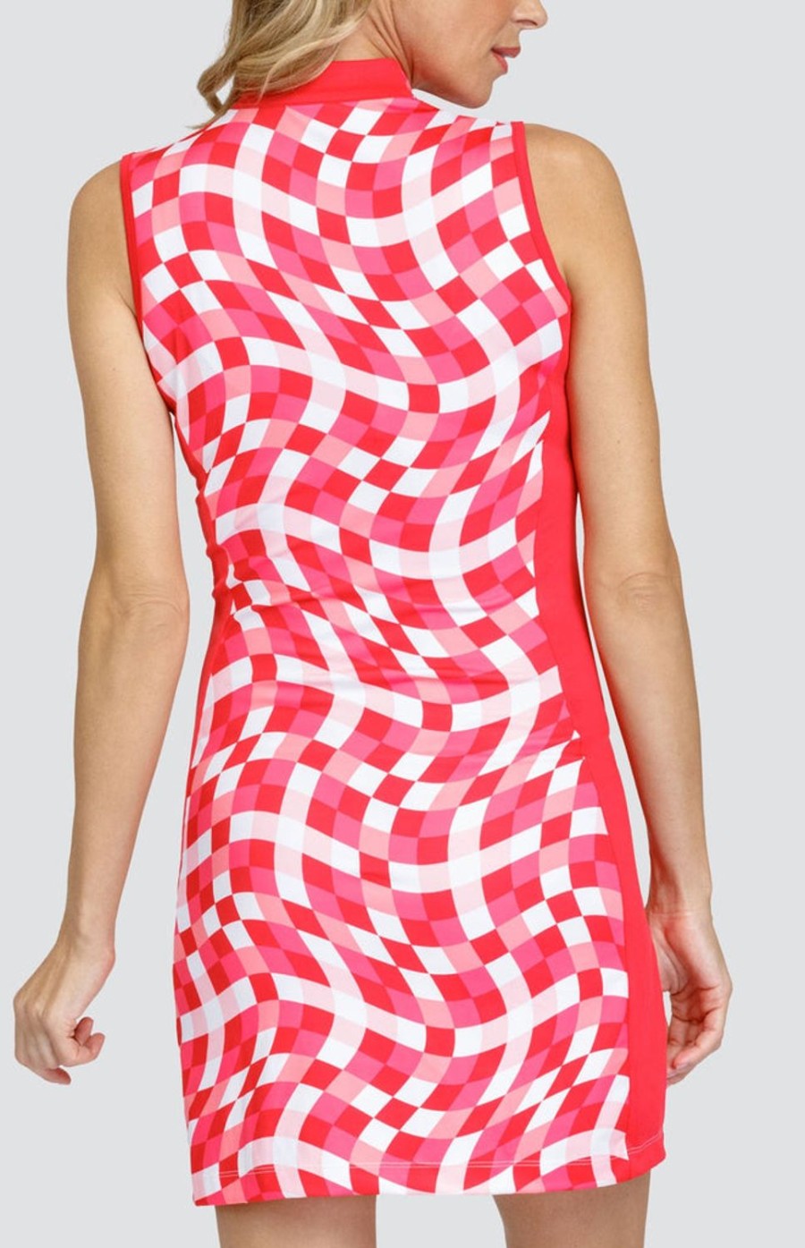 Golf Tail Activewear Sleeveless | Rubylou 35" Dress - Wonderland Geo