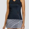 Tennis Tail Activewear Tanks | Luella Tank - Onyx Black