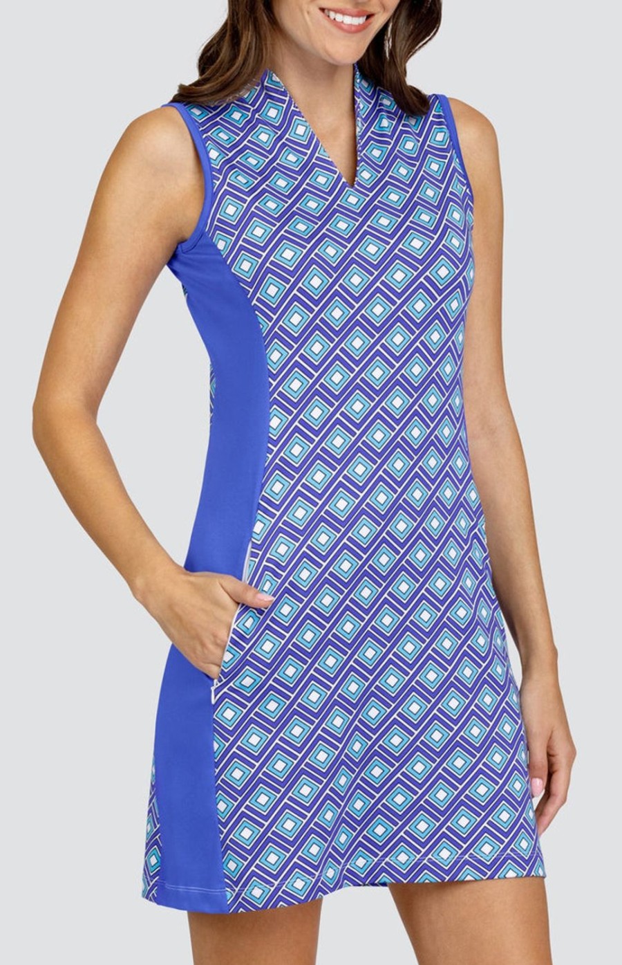 Golf Tail Activewear Sleeveless | Rubylou 35" Dress - Mystic Links