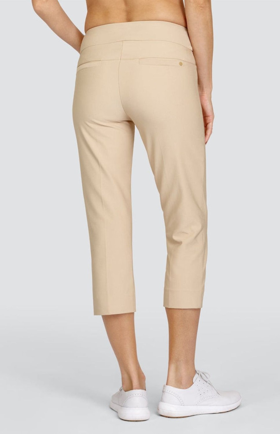 Golf Tail Activewear Capris | Mulligan 22" Capri - Sand