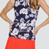 Golf Tail Activewear Sleeveless | Fannie Top - Crocus Blooms - Final Sale