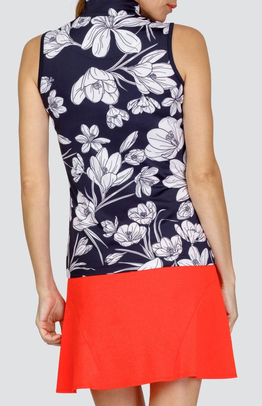 Golf Tail Activewear Sleeveless | Fannie Top - Crocus Blooms - Final Sale