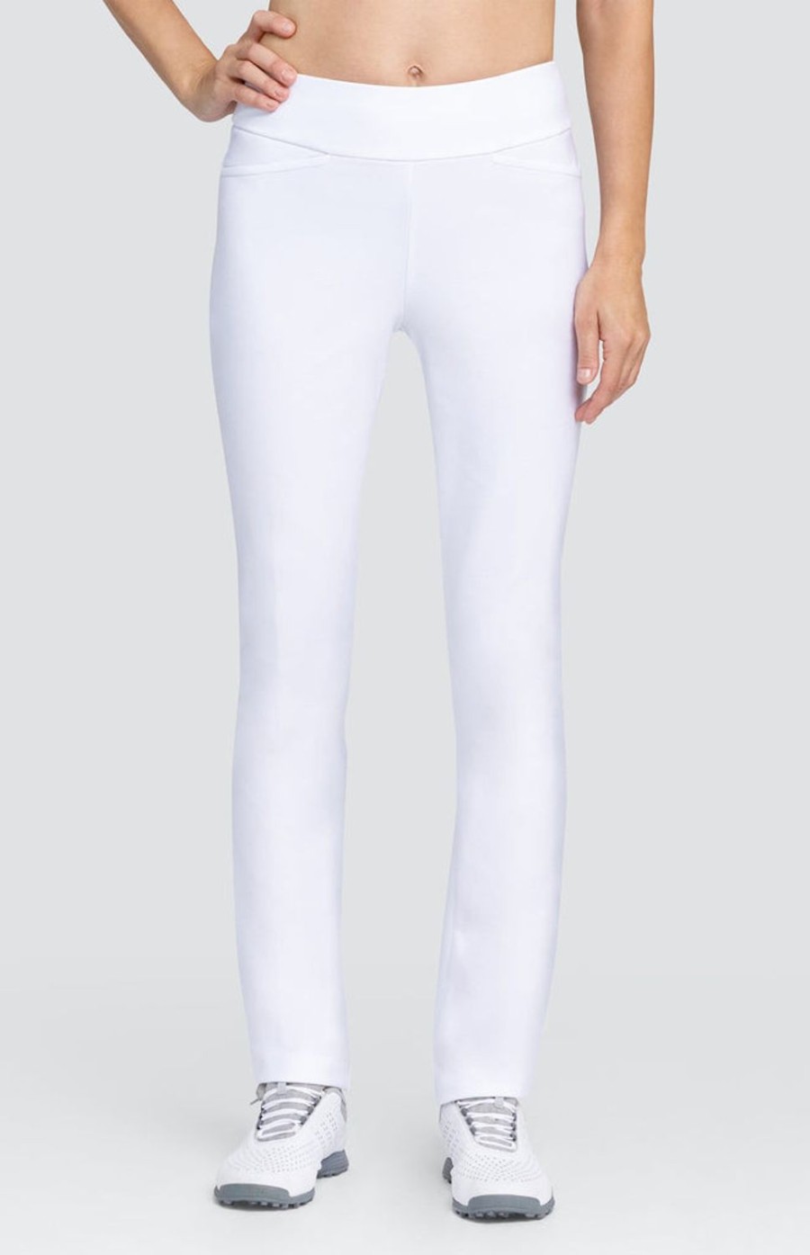 Golf Tail Activewear Long Pants | Mulligan 31" Pant - Chalk White