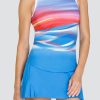 Tennis Tail Activewear Tanks | Candy Tank - Aquatica Sunrise - Final Sale