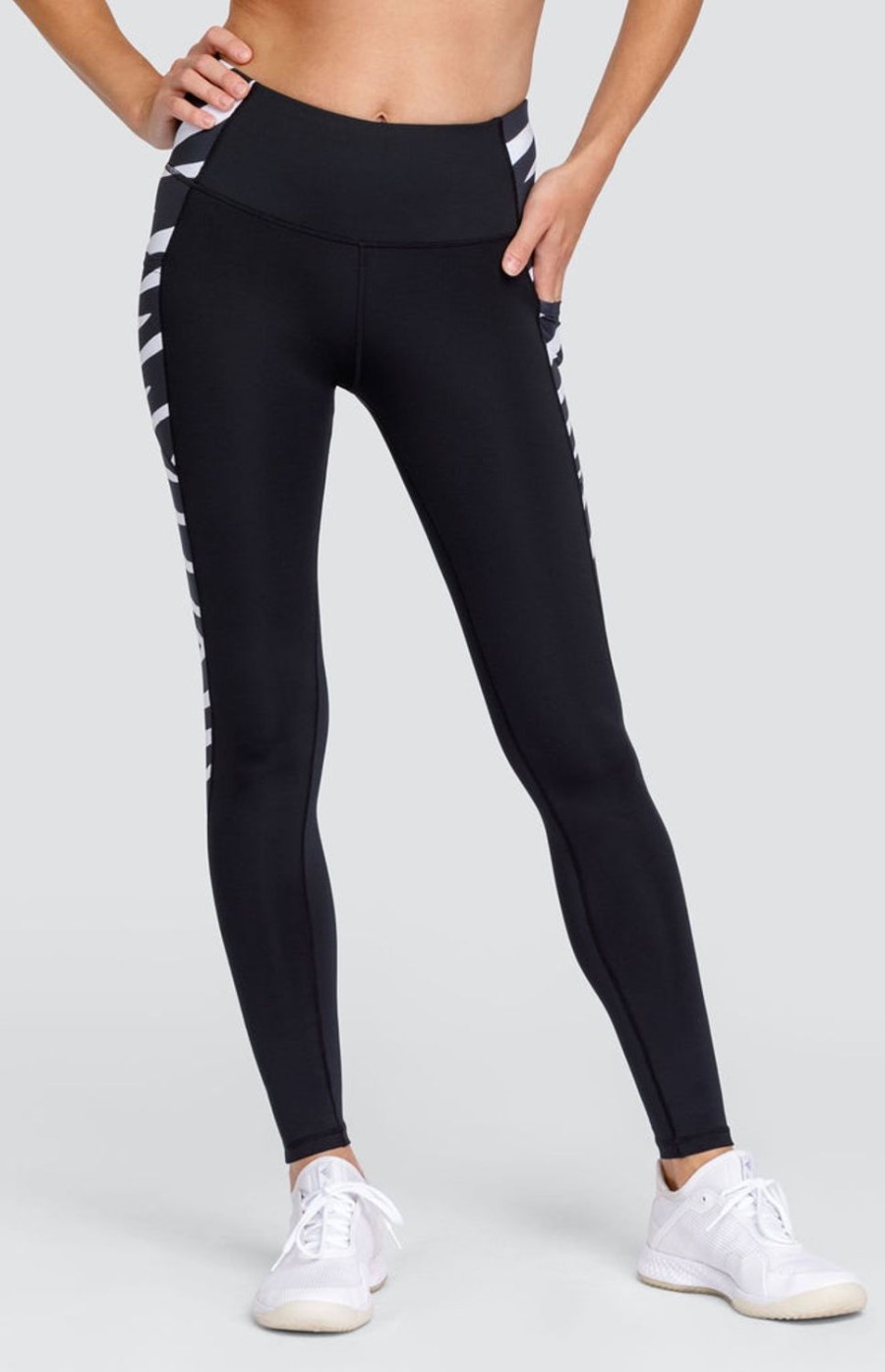 Tennis Tail Activewear Pants And Leggings | Abel 27" Leggings - Wild Zebra