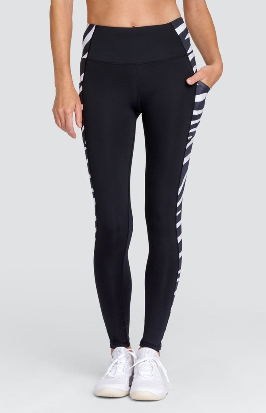 Tennis Tail Activewear Pants And Leggings | Abel 27" Leggings - Wild Zebra