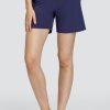 Tennis Tail Activewear Shorts | Kimora 6" Short - Navy Blue