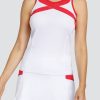 Tennis Tail Activewear Tanks | Star Tank - Raspberry Wine