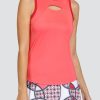 Tennis Tail Activewear Tanks | Rhoswen Tank - Lychee Pink