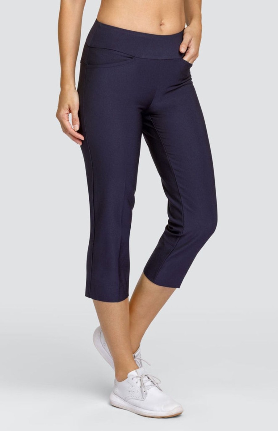 Golf Tail Activewear Capris | Mulligan 22" Capri - Night Navy