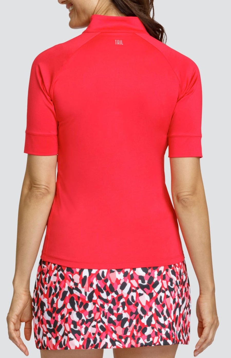 Golf Tail Activewear Short Sleeve | Atley Top - Teaberry