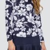 Golf Tail Activewear Long Sleeve | Wai Top - Crocus Blooms - Final Sale