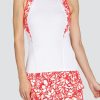 Tennis Tail Activewear Tanks | Sophie Tank - Chalk White