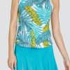 Tennis Tail Activewear Tanks | Candy Tank - Palazzo Palm